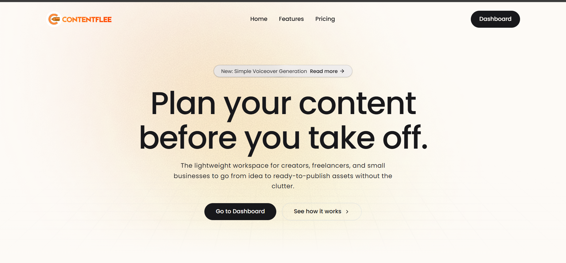 Contentflee (SaaS Project)
